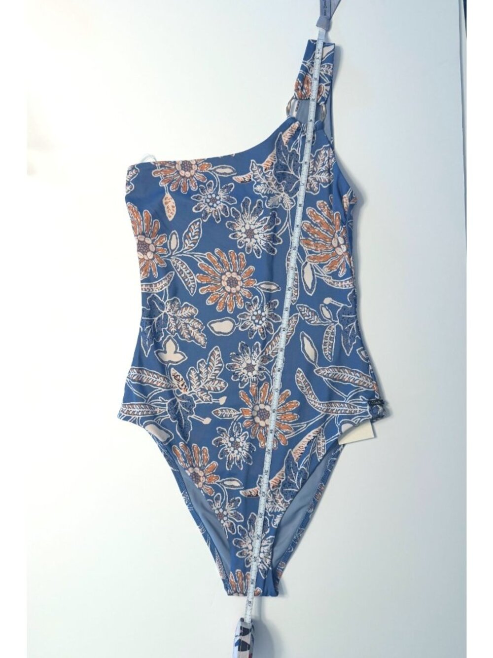 Cleobella Maya One Piece Swimsuit Magnolia Floral One Shoulder XS NWT - Picture 11 of 12